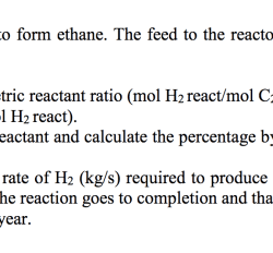 Acetylene is hydrogenated to form ethane