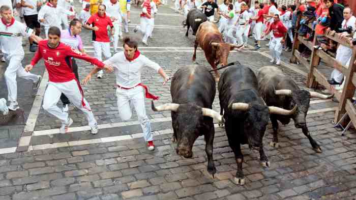 Running with the bulls attire